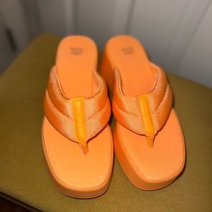 Neon Orange Wild Fable sandals